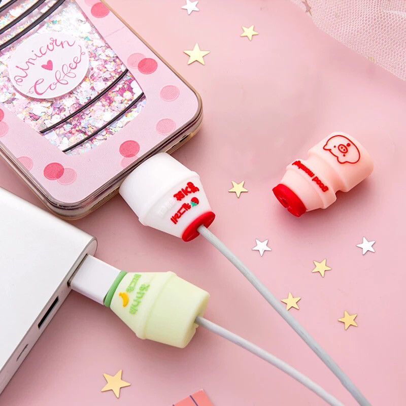 Banana Milk Cable Protector