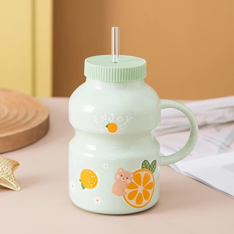 Cute Yakult Shaped Ceramic Mug