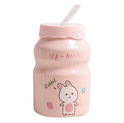 Yakult Shaped Ceramic Bottle 