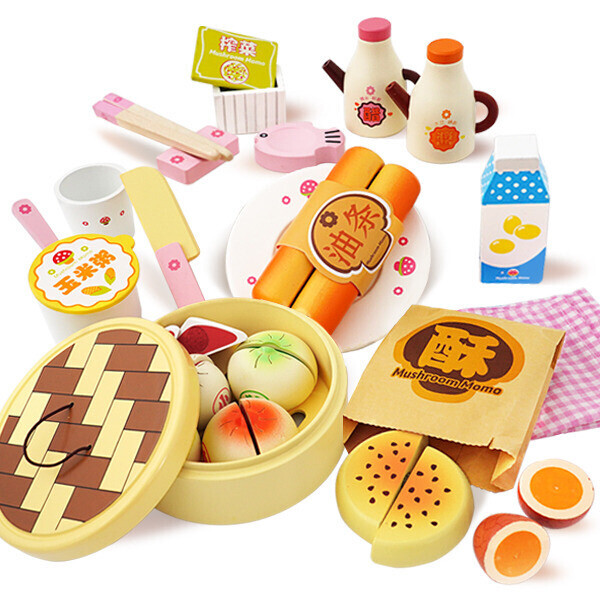 Chinese Breakfast Wooden Play Set