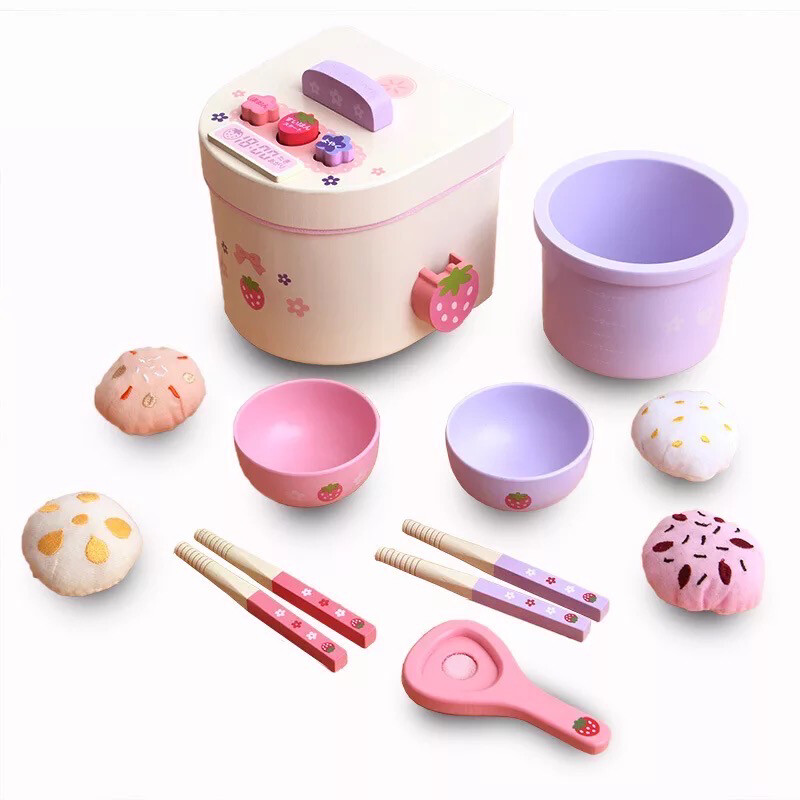 Rice Cooker Wooden Play Set