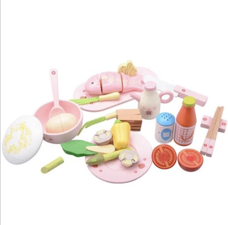 Chinese Food Cooking Wooden Play Set