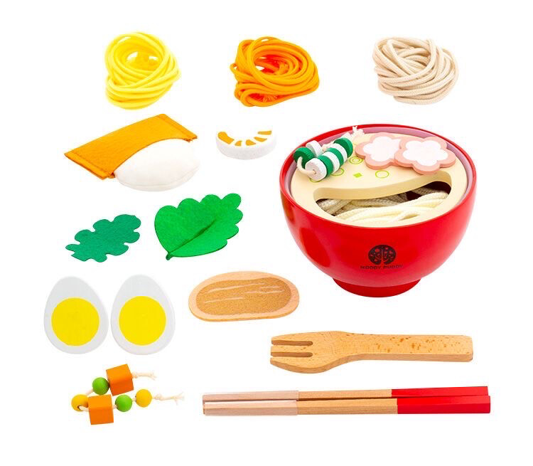 Japanese Noodle Wooden Play Set