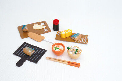 Japanese Food Wooden Cooking Play Set