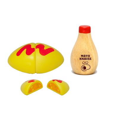 Japanese Omurice &amp; Mayo Wooden Playset