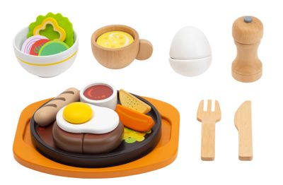 Sizzling Steak Plate Wooden Playset