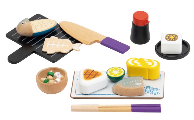 Japanese Set Meal Wooden Playset