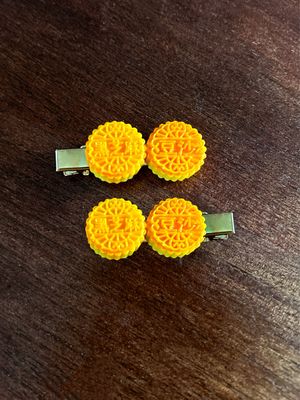 Mooncake Alligator Hair Clips (Pair)