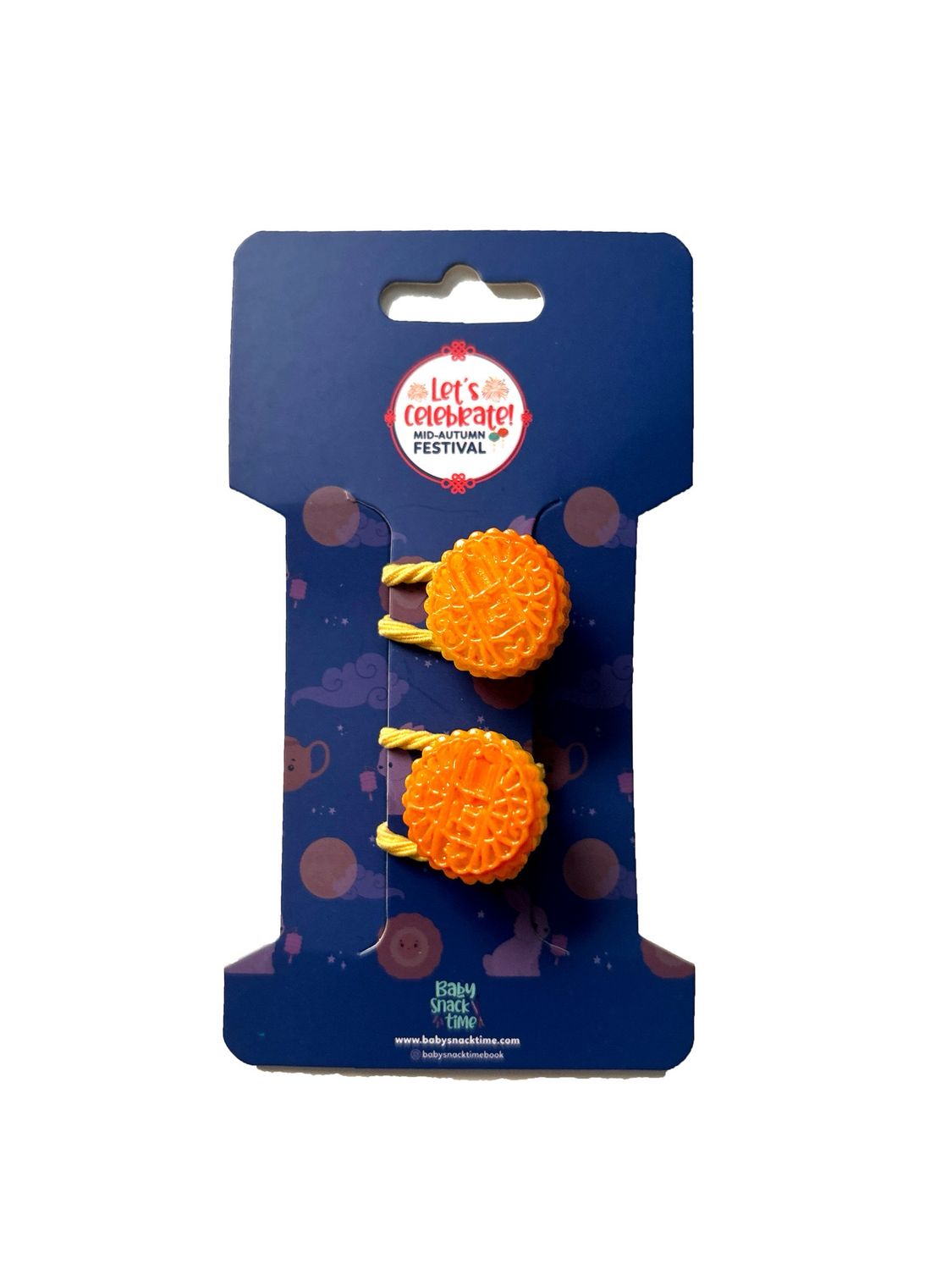 Mooncake Hair Elastic Tie (Pair)