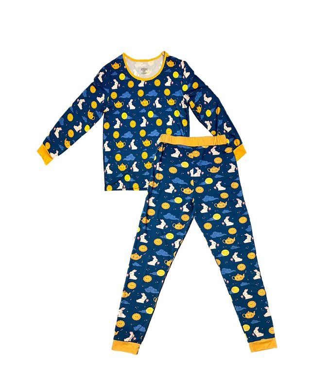 Mid-Autumn Dreams Bamboo 2 Piece Toddler Pajamas