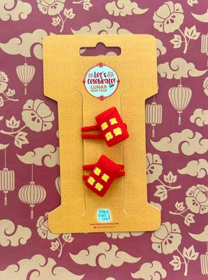 Lucky Red Envelope Elastic Hair Ties