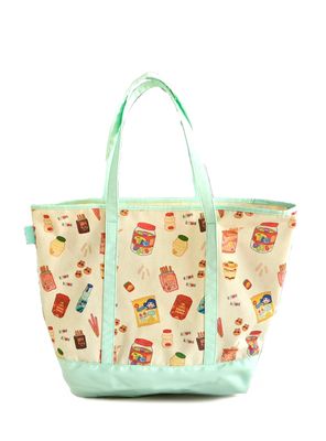 Snack Time Canvas Tote Bag