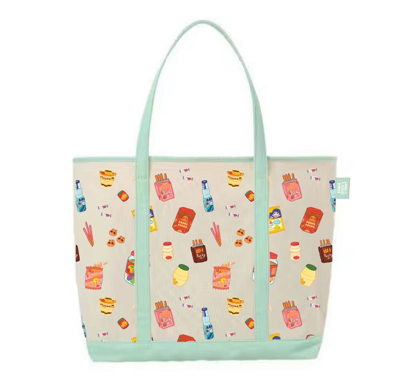 Snack Time Canvas Tote Bag