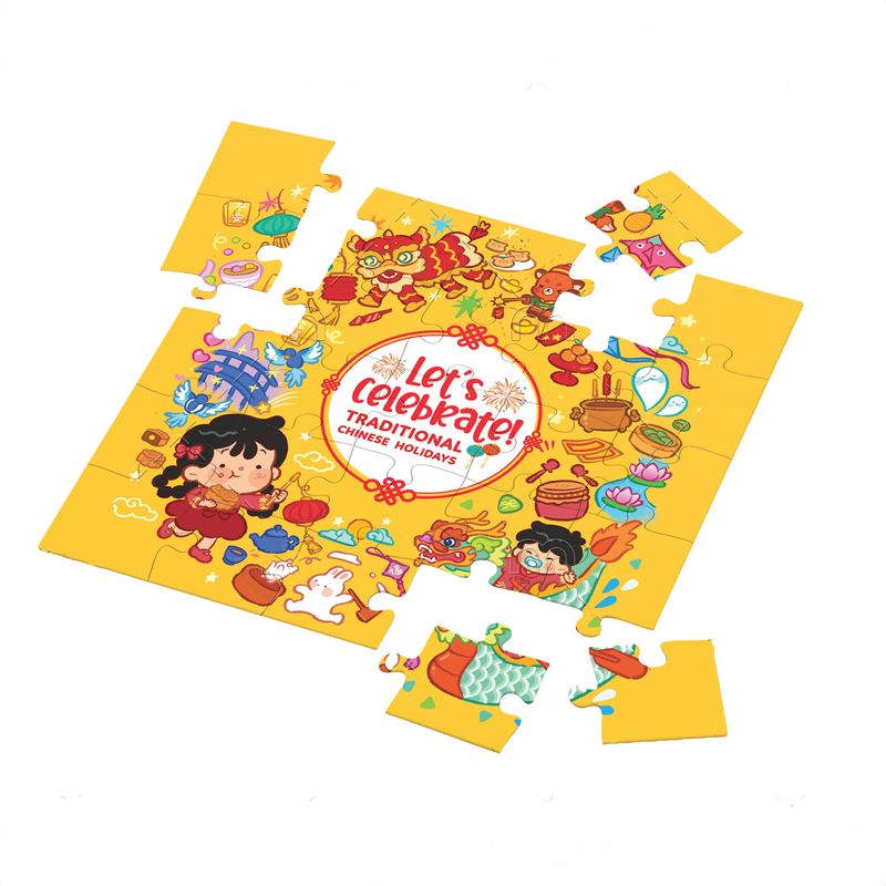 Let's Celebrate 25 Piece Puzzle Set