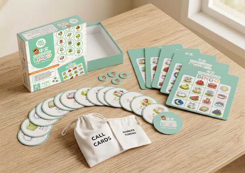 Presale: Mandarin Vocabulary Bingo Game