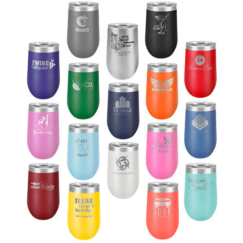 16 oz. Polar Camel Insulated Stemless Wine Tumbler