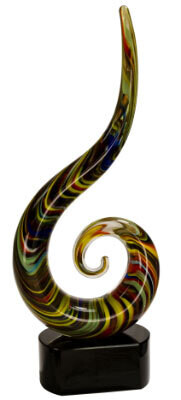 Color Swoop Art Glass Award