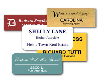 LASER ENGRAVED NAME BADGES