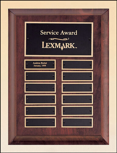 FURNITURE FINISH CHERRY PERPETUAL PLAQUE