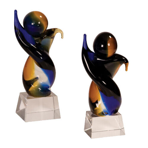 Twisted Body Art Glass Award