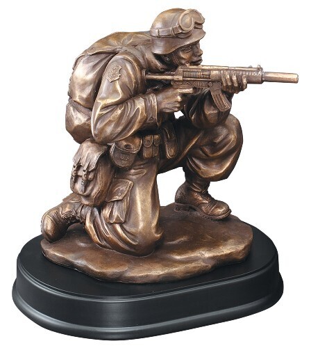Veteran Resin Sculpture