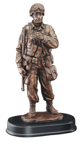 Veteran Resin Sculpture