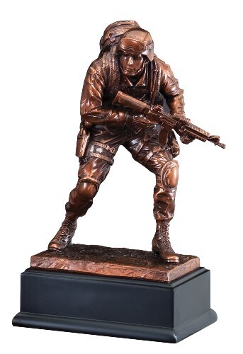 Marine Electroplated Resin Sculpture