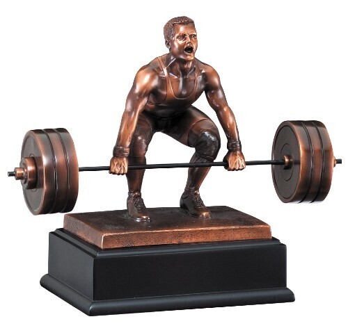 Man executing a deadlift