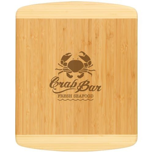Bamboo 2-Tone Cutting Board  (Two Sizes)