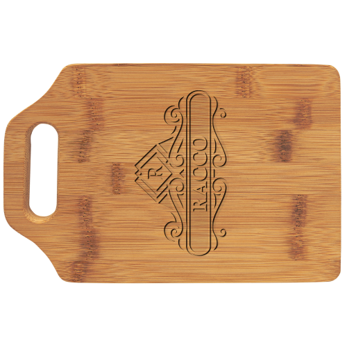 9" x 6" Bamboo Cutting Board with Handle