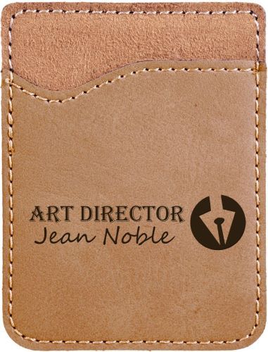 Phone Wallet, Color: Light Brown