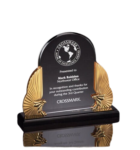 WINGED EAGLE ACRYLIC AWARD