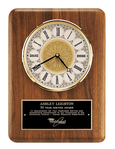 Solid Brass Diamond-Spun Bezel with Glass Lens on Ivory Dial