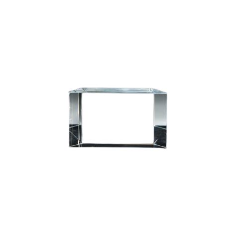 Bevel Back Optical Crystal