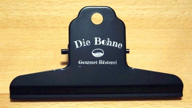 Kaffee Tüten Klammer, Metall schwarz