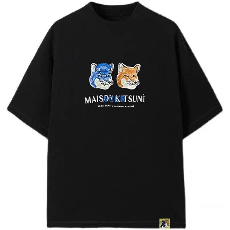 ベビーグッズも大集合 KITSUNE×ADER TWIN L ポロシャツ A3 HEAD FOX - ポロシャツ