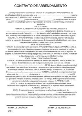 CONTRATOS DE ARRENDAMIENTOS
