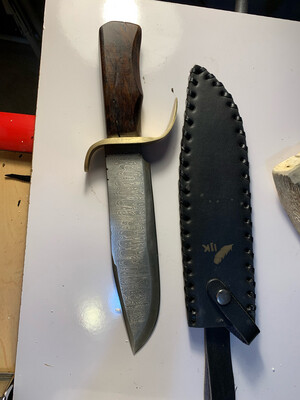 Damascus 8 Inch Ladder Pattern Made To Order 