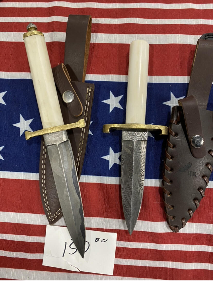 Bone Handle Dagger San Mai 1095 And 15n20 Steel 6.5 Made To Order