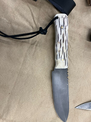Bone 5.5Inch Blade W Sheath Made To Order