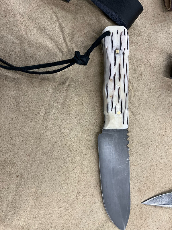 Bone 5.5Inch Blade W Sheath Made To Order