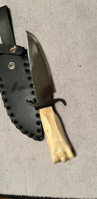 Bone Handle Bowie W Sheath