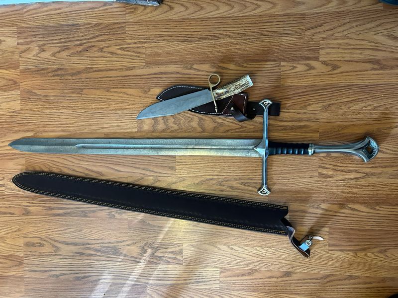 40 inch Damascus sword