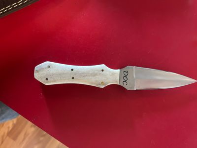 Doc Holiday Bone Handle Made in Oklahoma