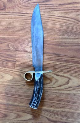 Tombstone Ike Clanton 9.5 Blade Patina Knife In Stock