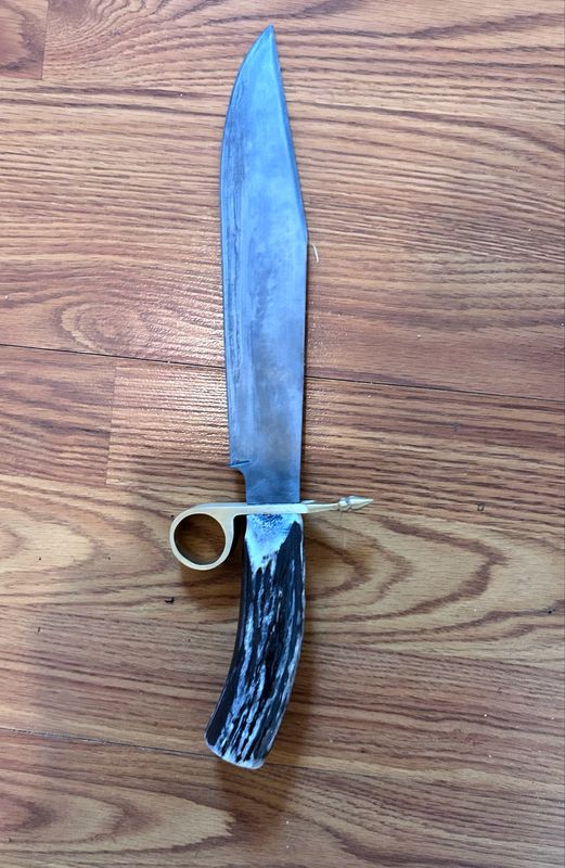 Tombstone Ike Clanton 9.5 Blade Patina Knife In Stock