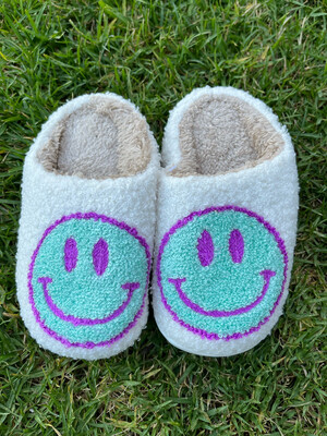 Kids Smiley Face Slippers