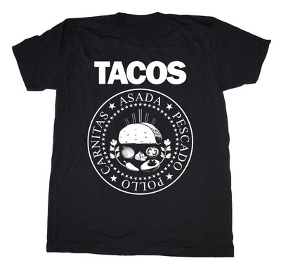 Tacos Ramones Tee- Adult