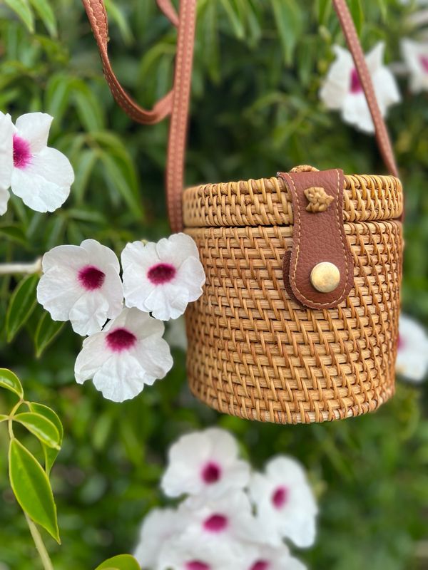 Bucket Rattan Bag