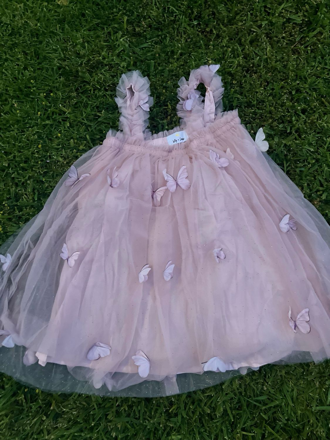 Butterfly Tulle Dress-Kids